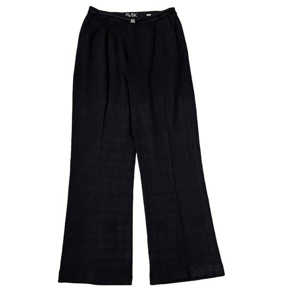 St. John By Marie Gray Santana Double Breast Blazer Pant Suit Set Black Size 10 - Picture 3 of 9